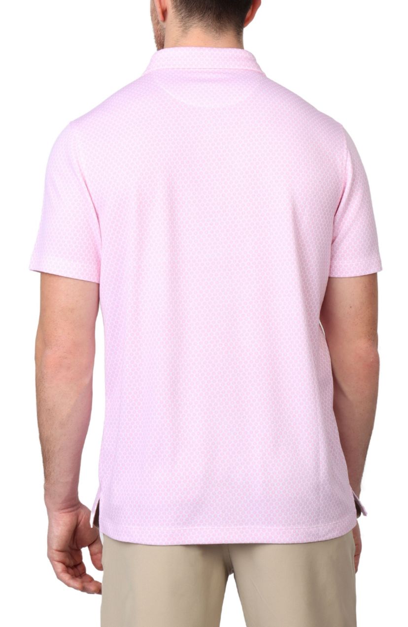 Geo Floral Modal Pique Polo