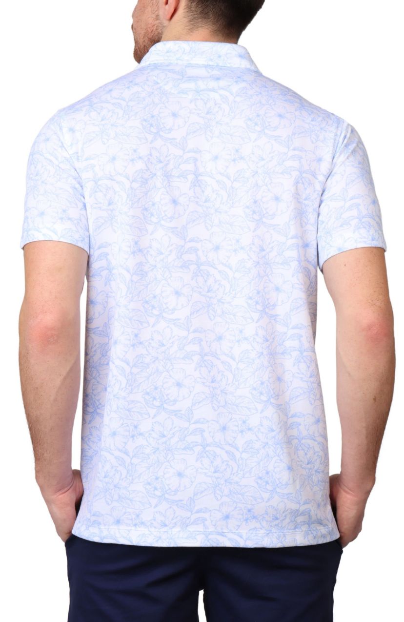 Floral Modal Pique Polo