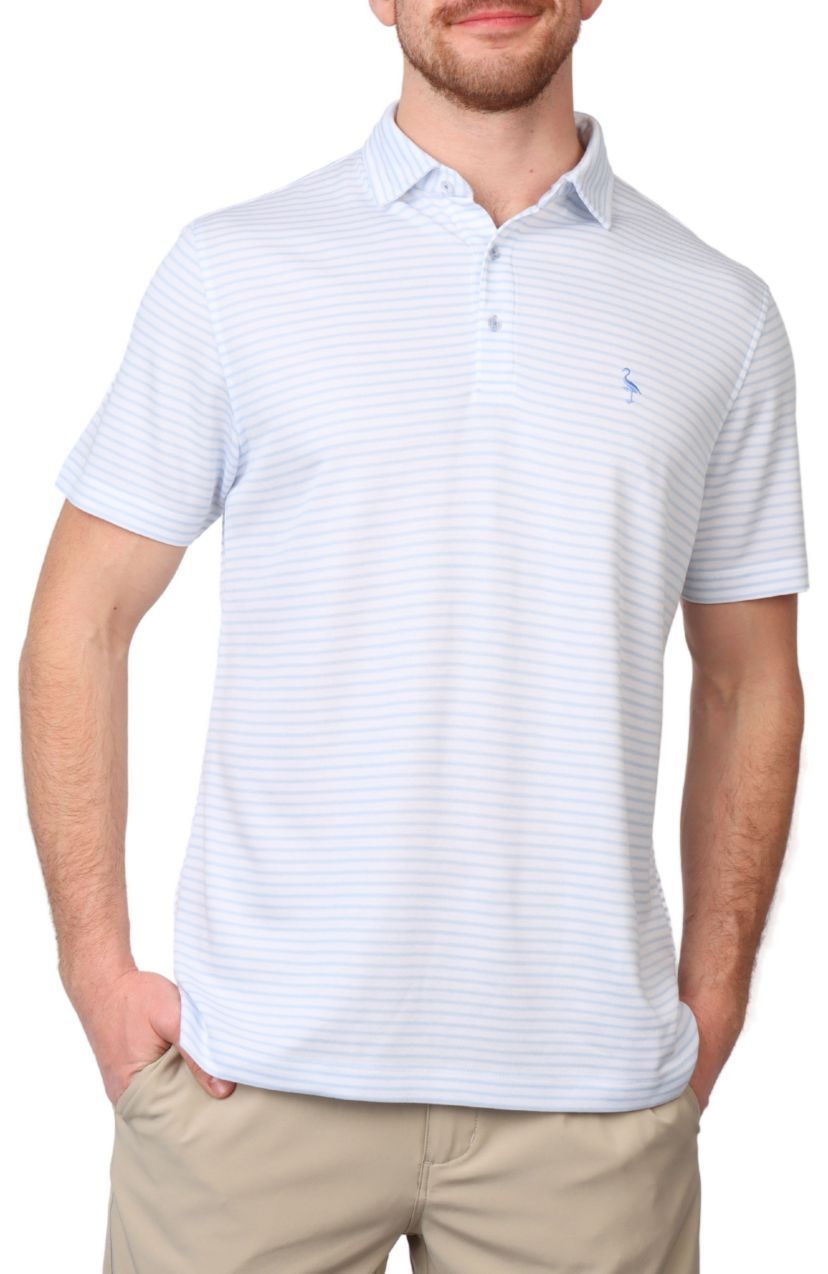Modal Pique Polo with Yarn Dye Stripes