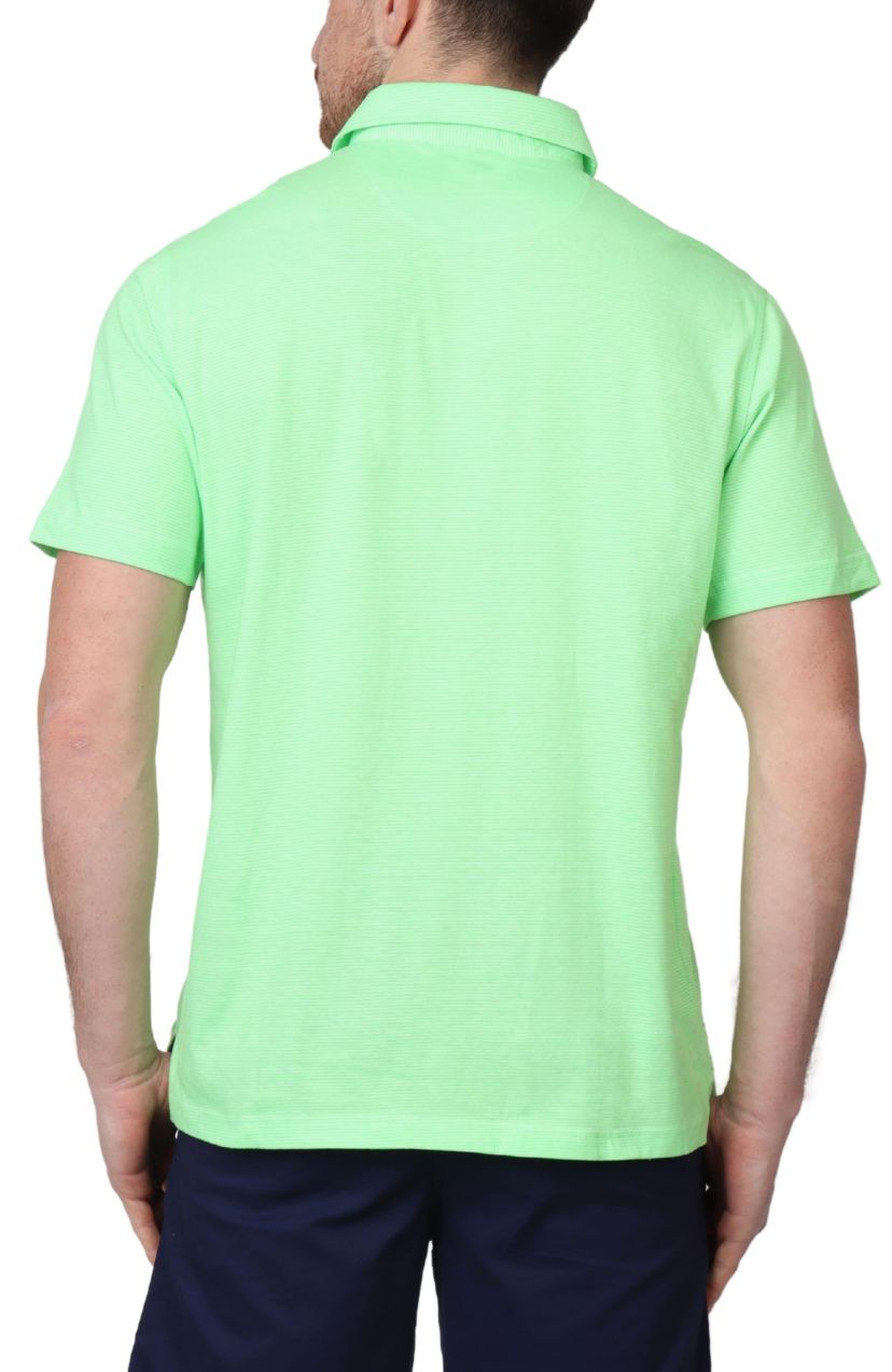Super Soft Yarn Dye Stripes Slub Polo