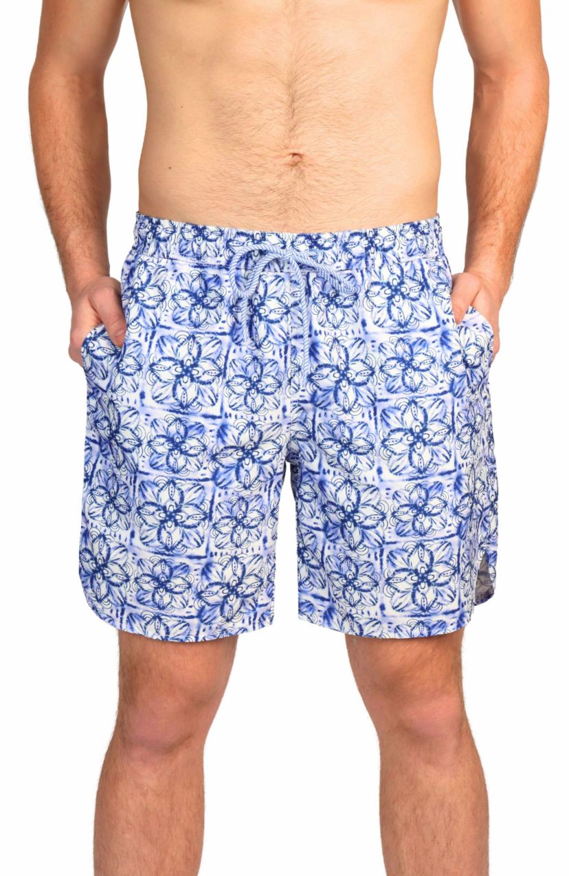 Floral Medallion Swim Shorts