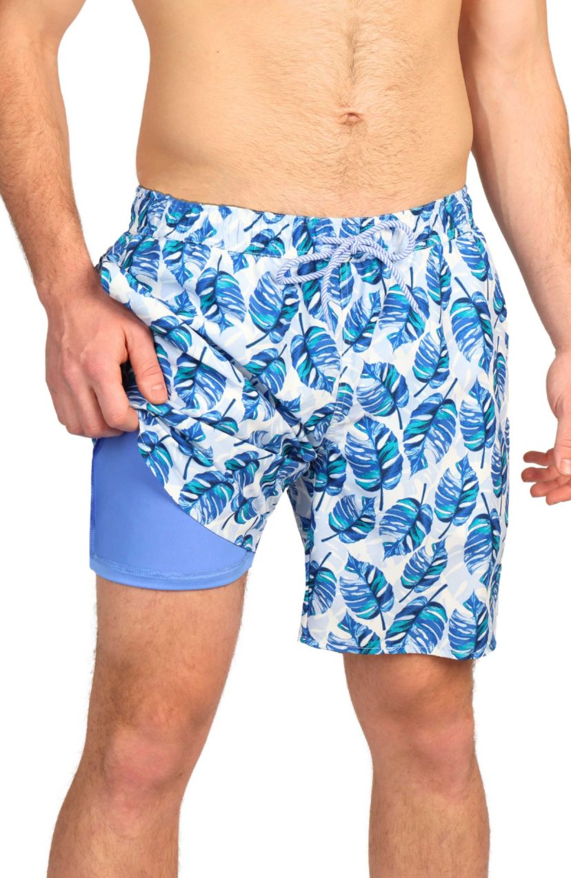 Tropical Leaves Swim Shorts