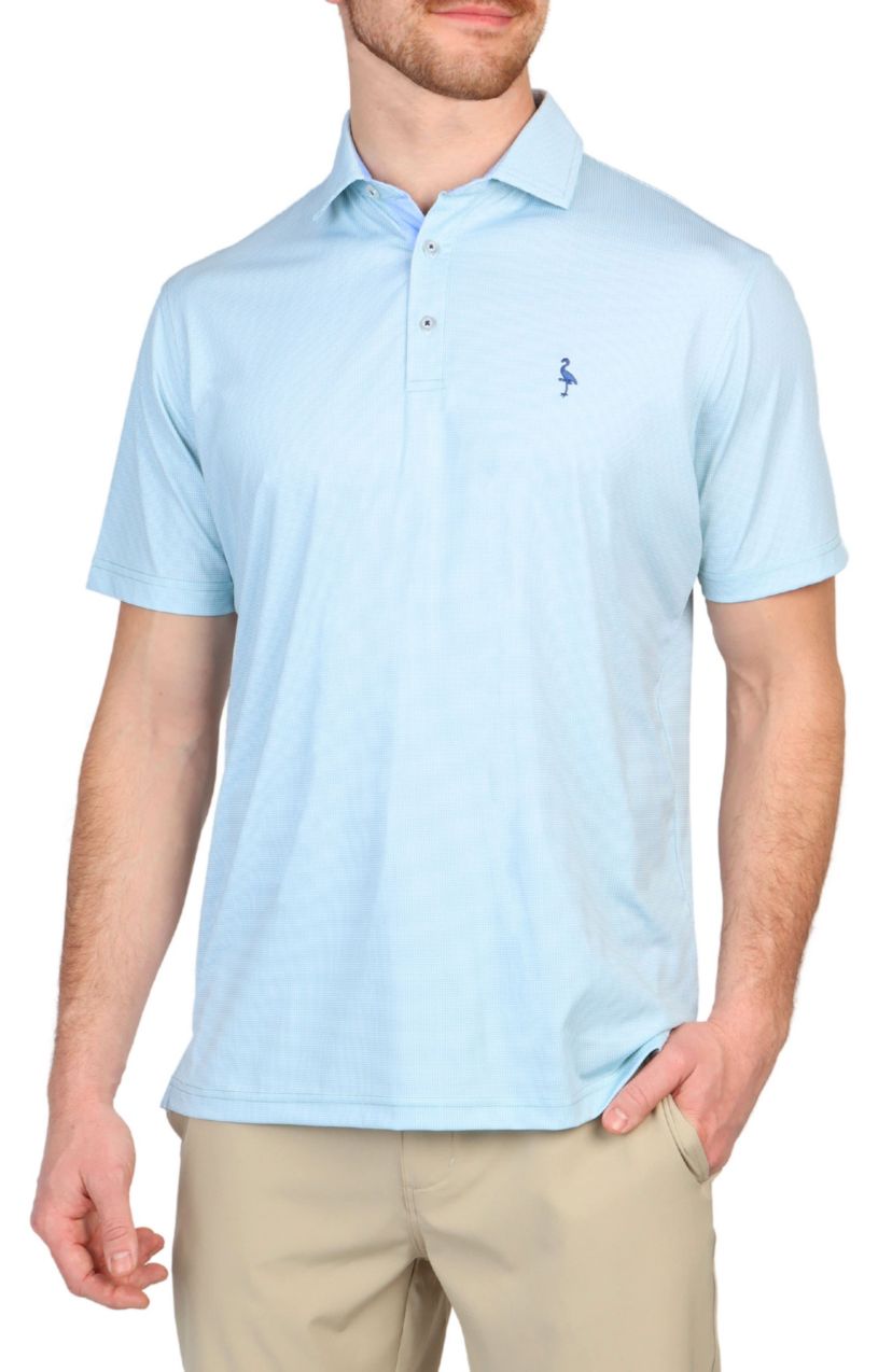 Mini Houndstooth Performance Polo