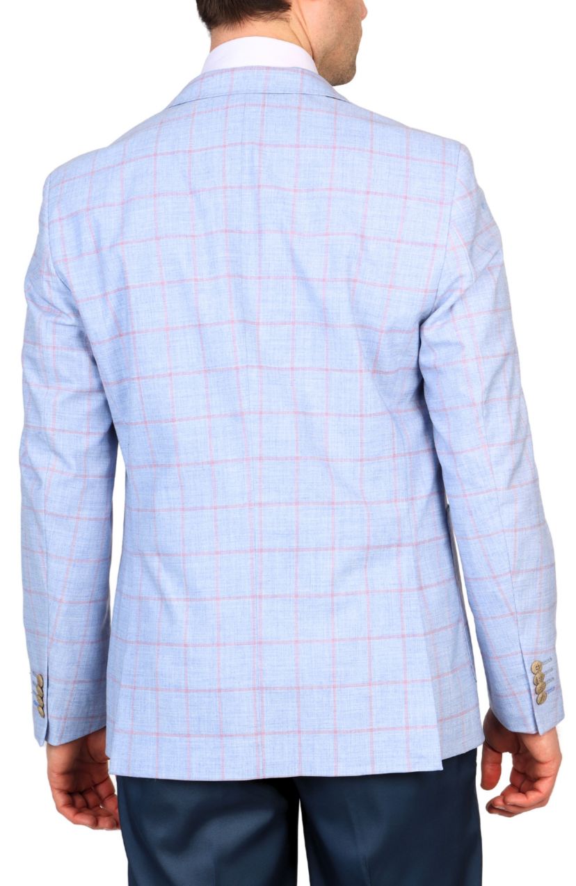 Melange Windowpane Sportcoat