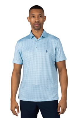 TailorByrd Men's Golf Tees Printed Performance Polo, XL