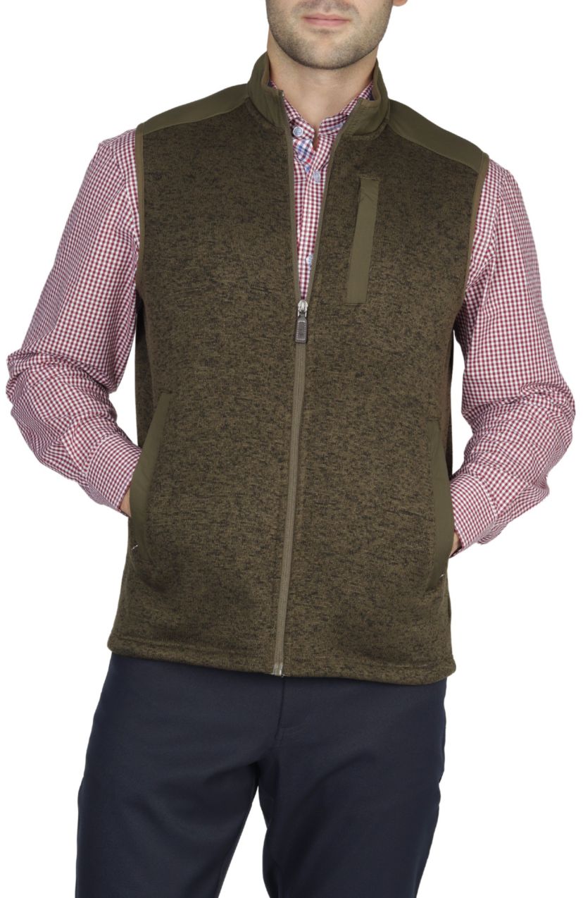 Melange Knit Sweater Vest