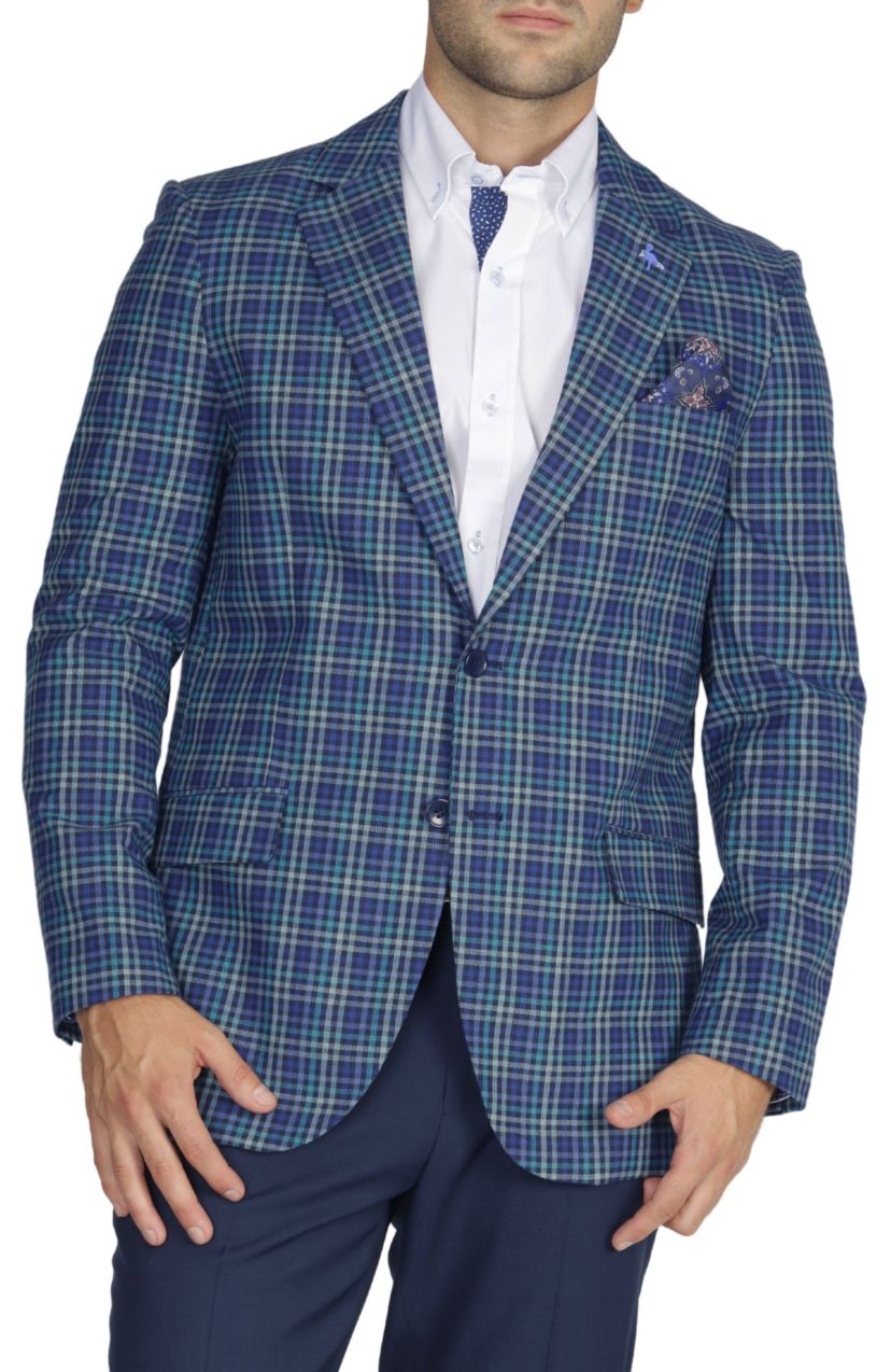 Multi Plaid Sportcoat