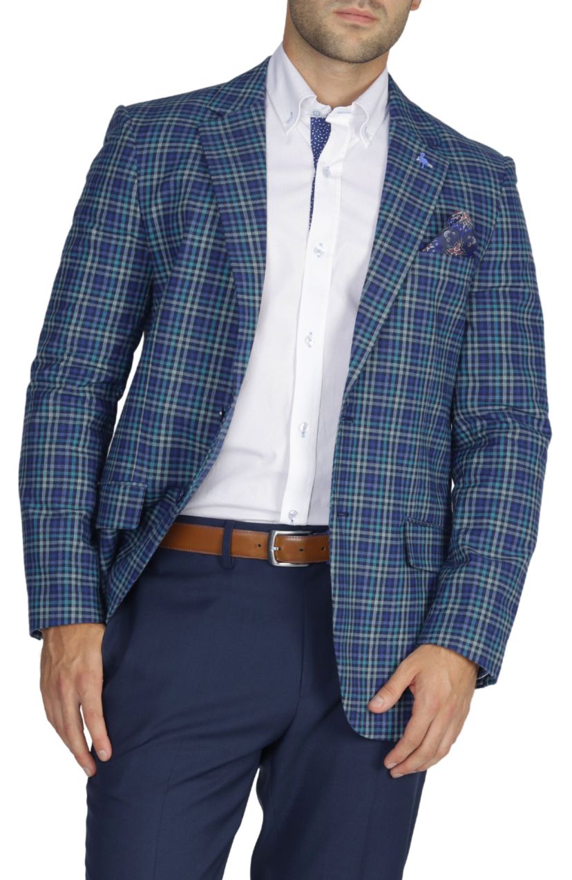 Multi Plaid Sportcoat