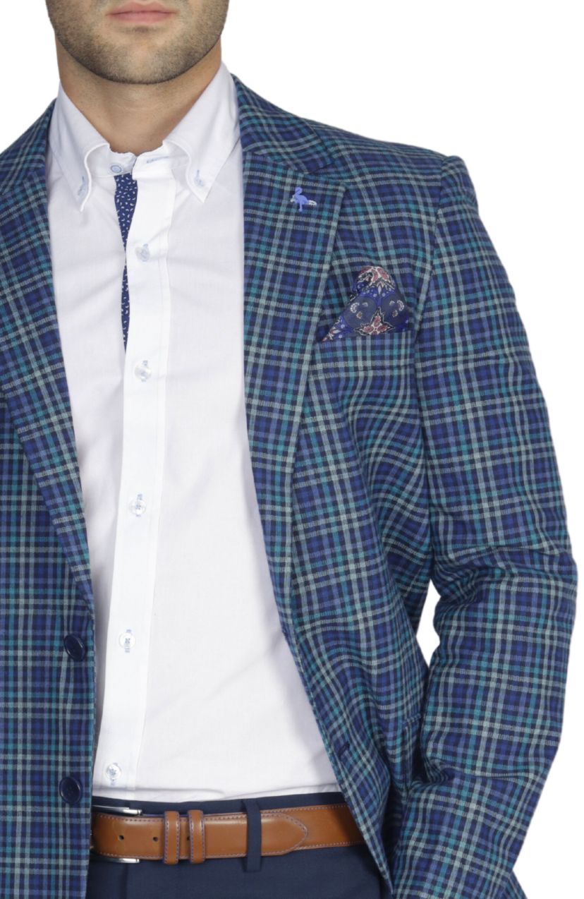Multi Plaid Sportcoat