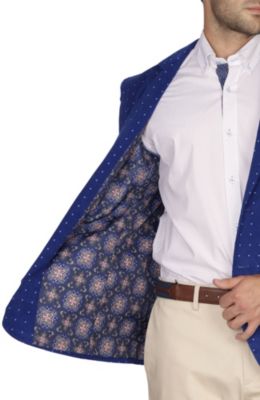 Dot Print Corduroy Sportcoat