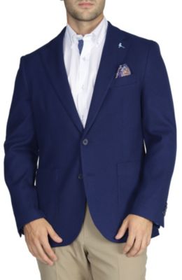 Solid Textured Basic Sportcoat