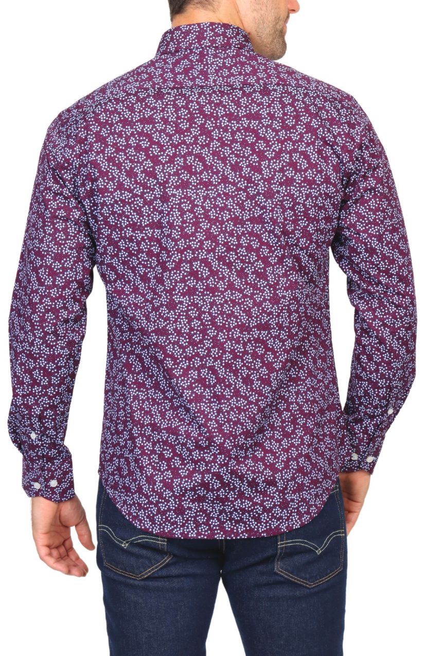 Ditzy Floral Printed Sport Shirt