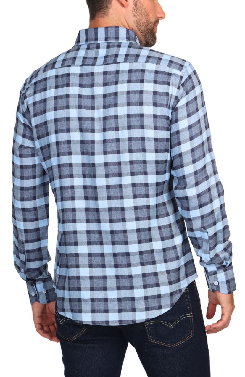 Luxe Melange Plaid Sportshirt