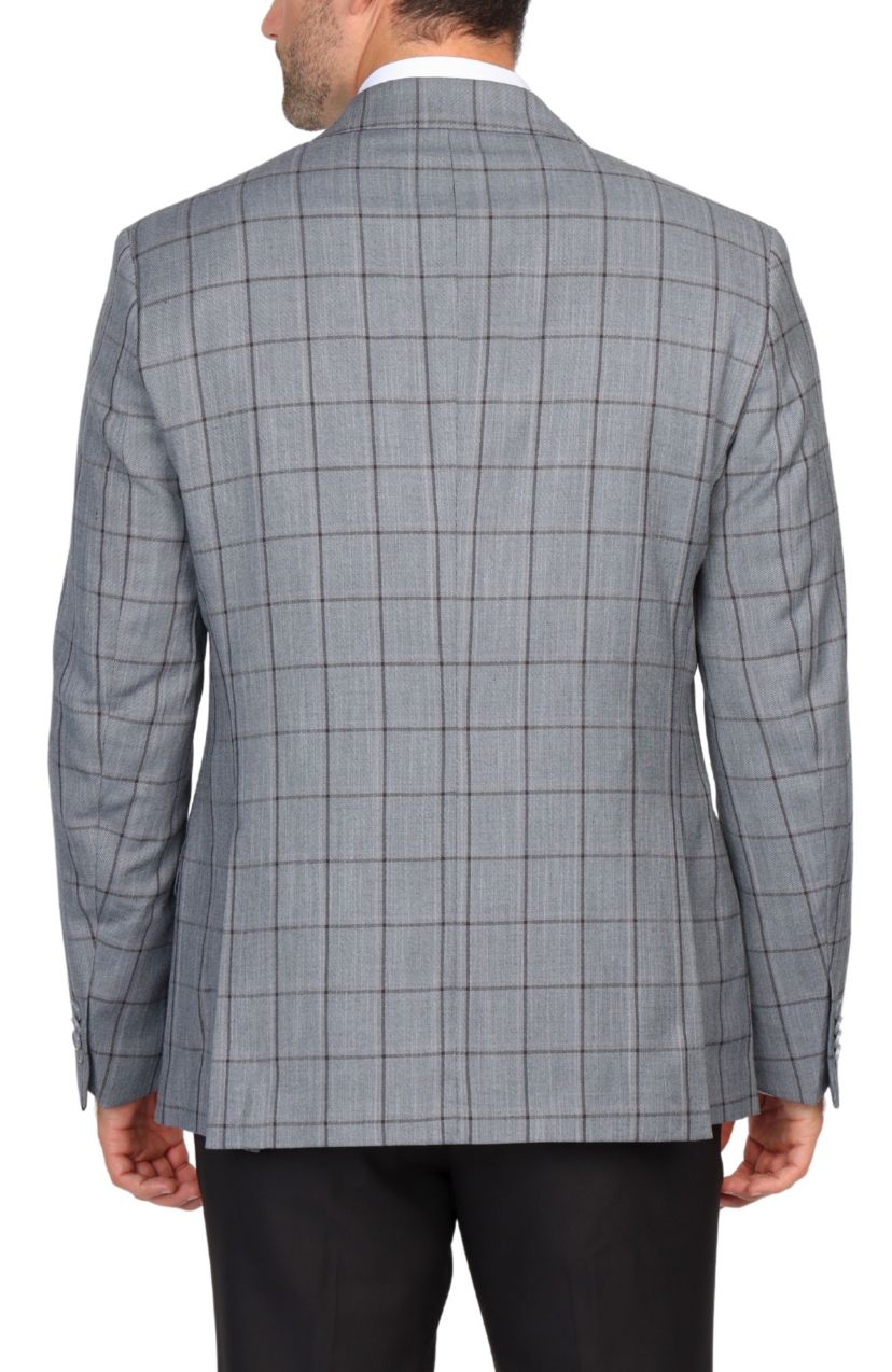 Melange Windowpane Sportcoat