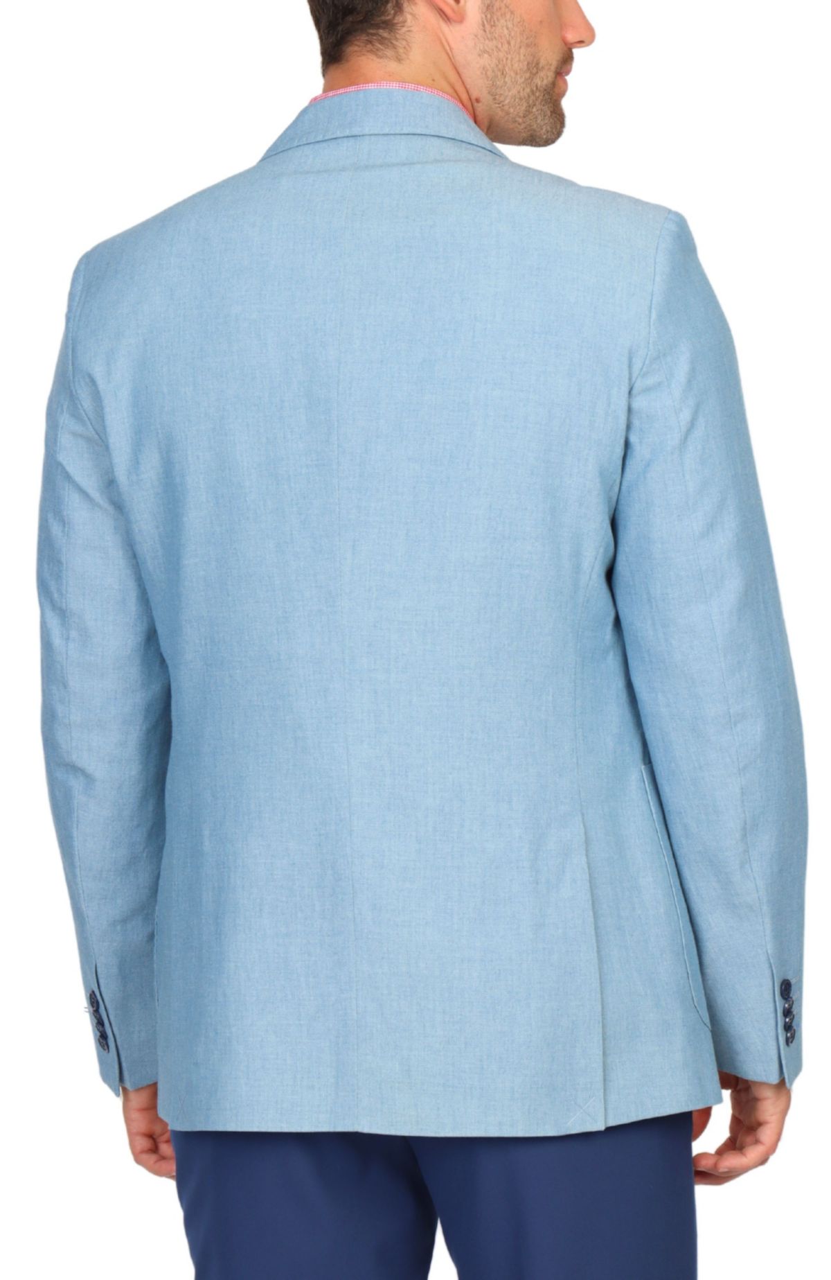 Textured Melanged Solid Sportcoat