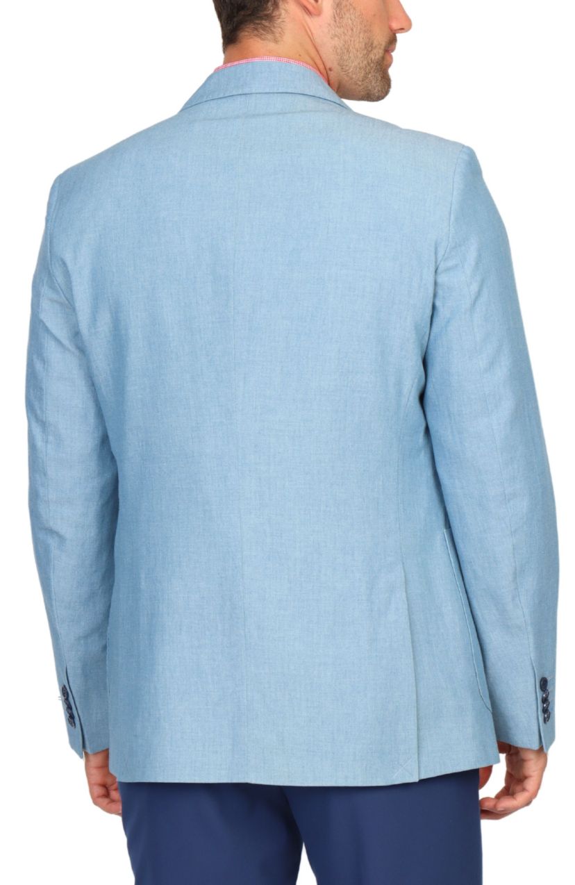 Textured Melanged Solid Sportcoat