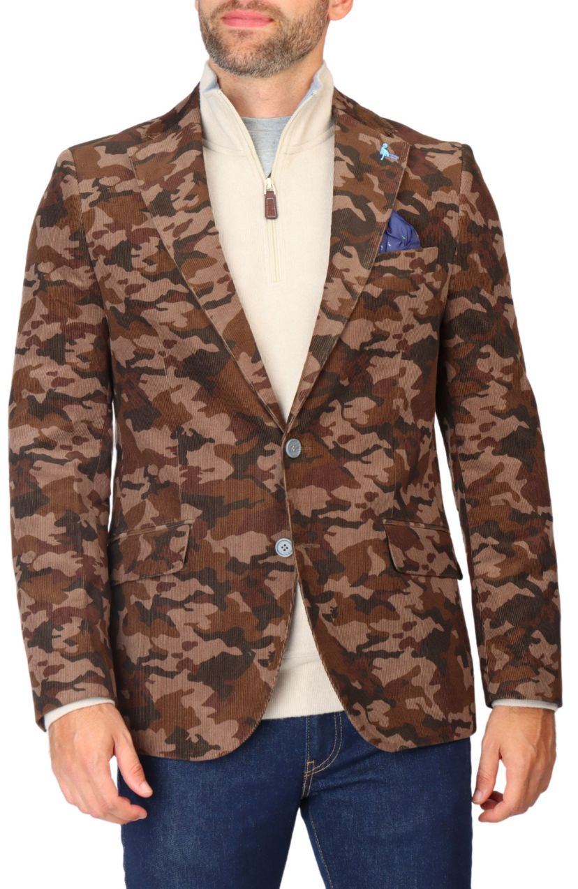 Camo Corduroy Sportcoat