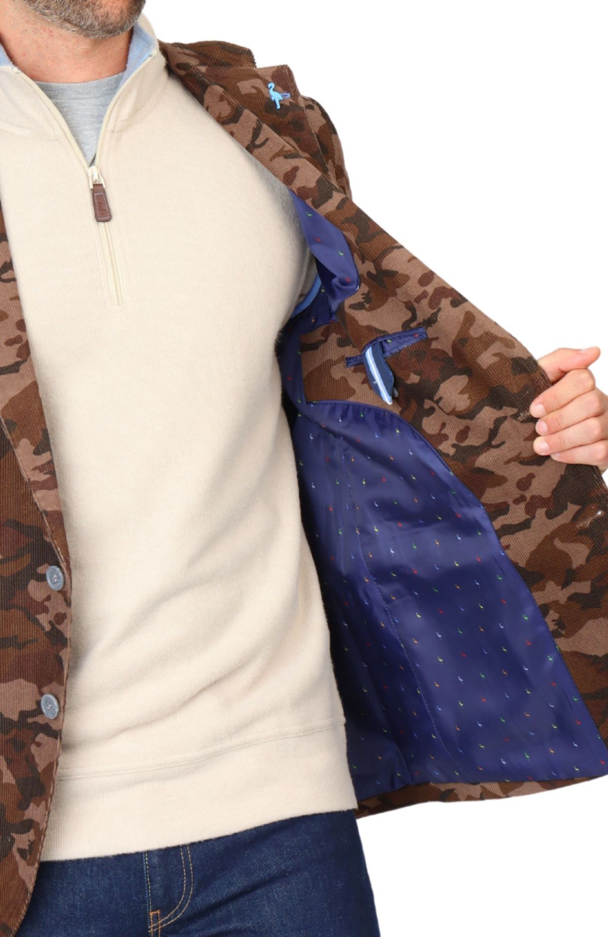 Camo Corduroy Sportcoat