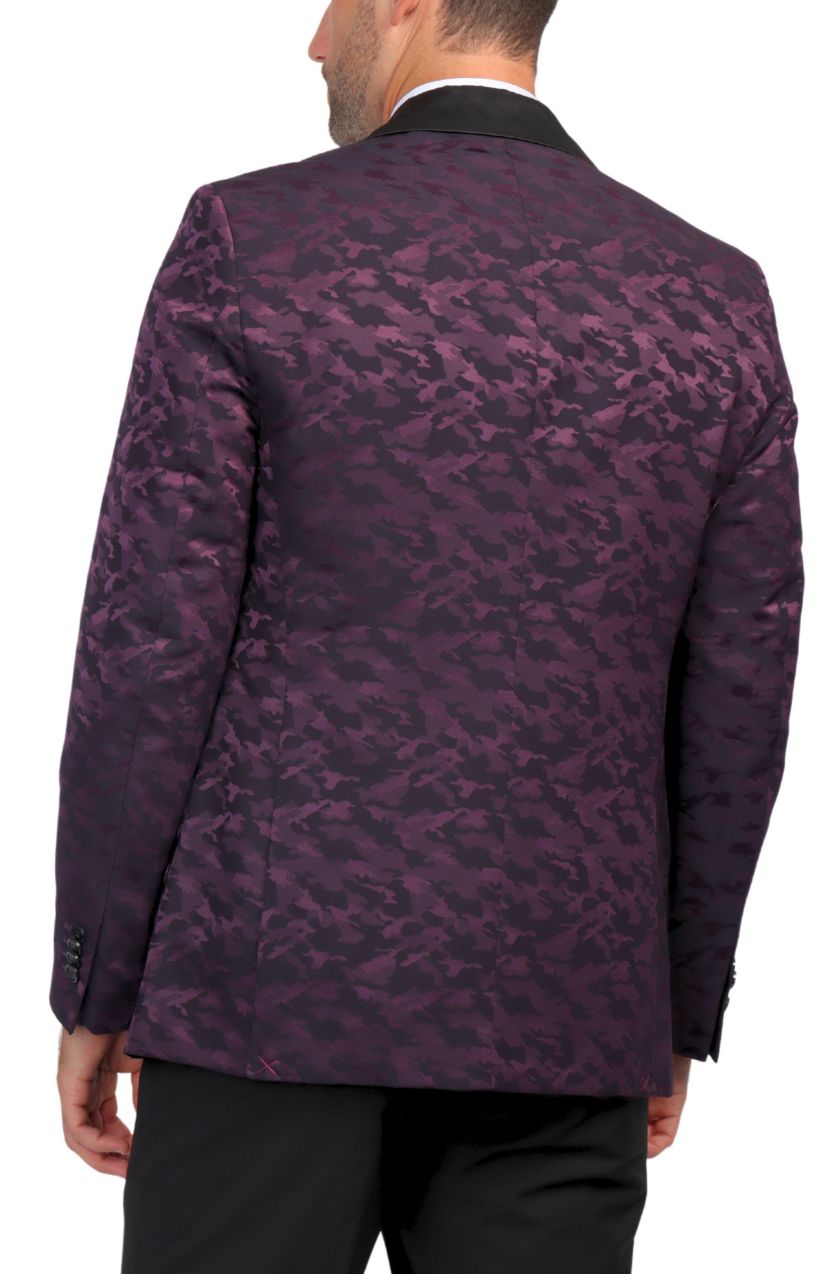 Camo Jacquard w/Satin Lapel Dinner Jacket