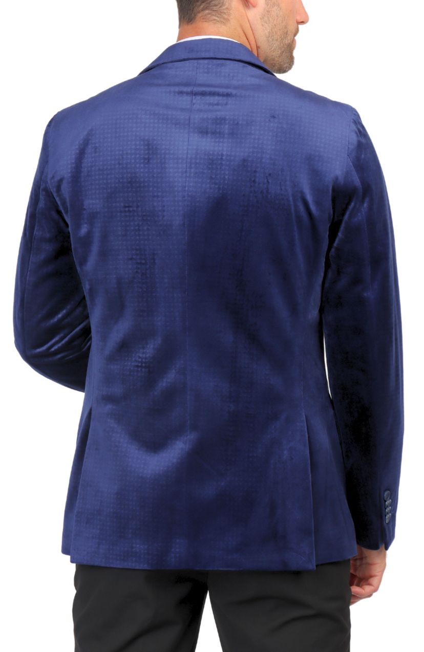 Velvet Embossed Houndstooth Dinner Jacket