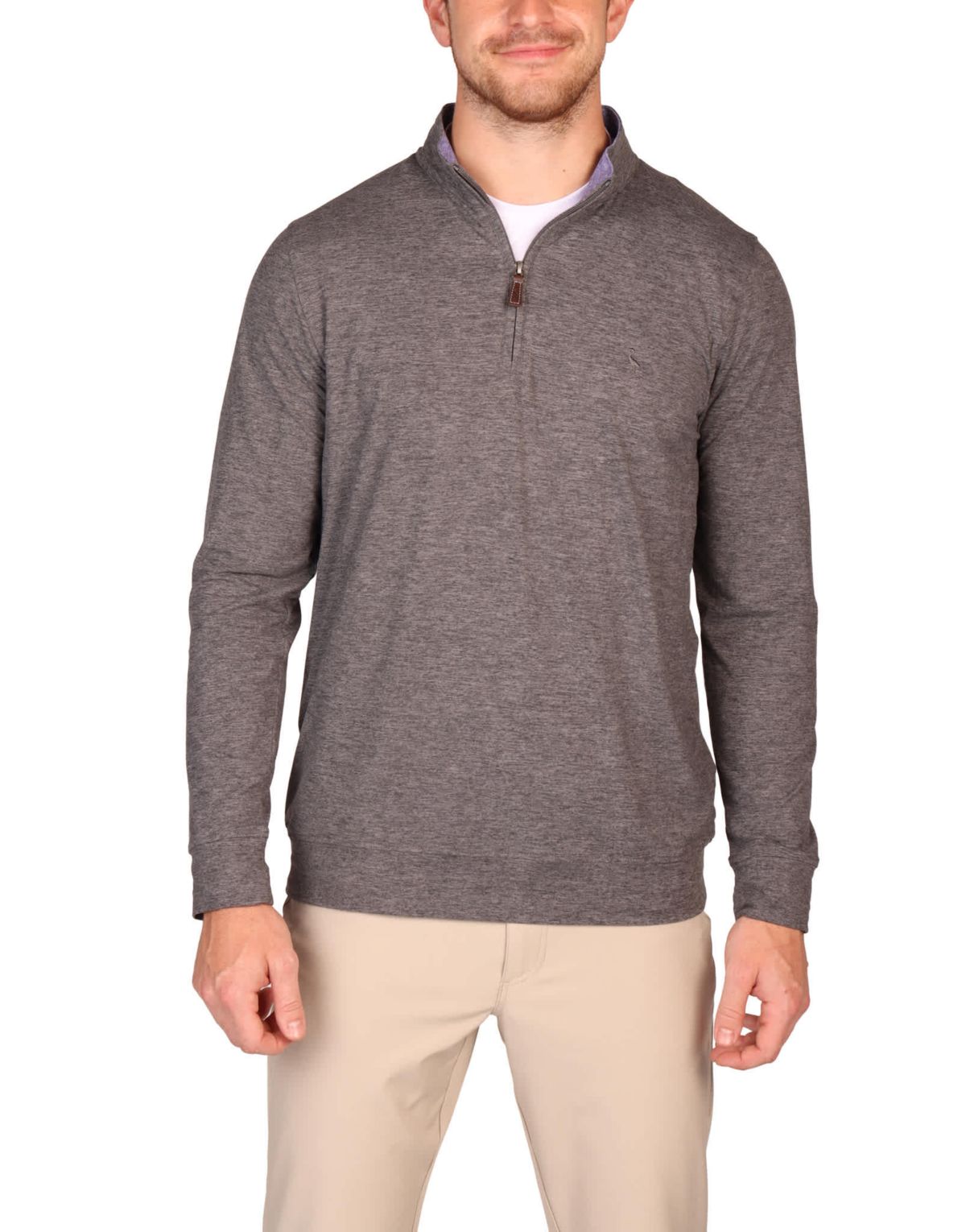 Brushed Melange Super Soft Quarter Zip