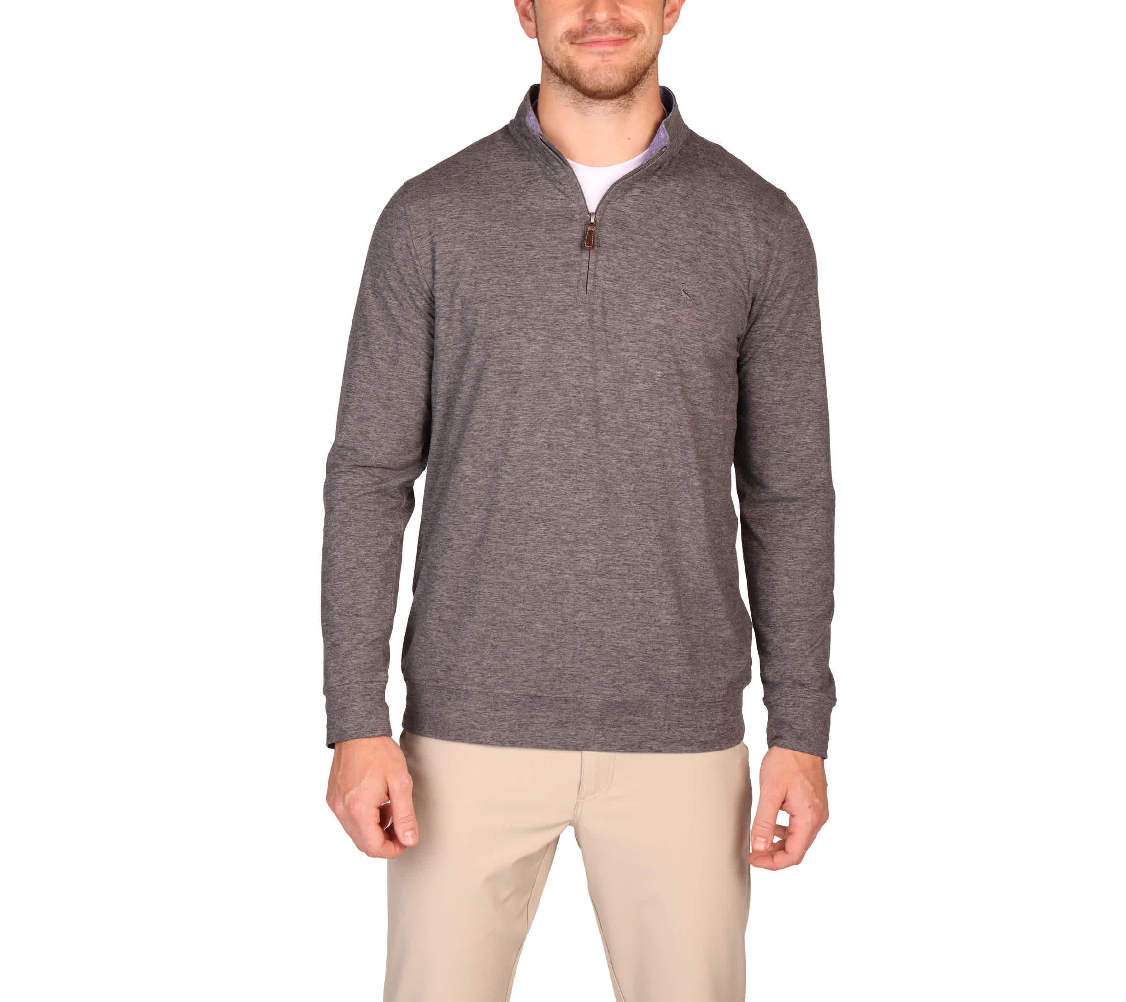 Brushed Melange Super Soft Quarter Zip