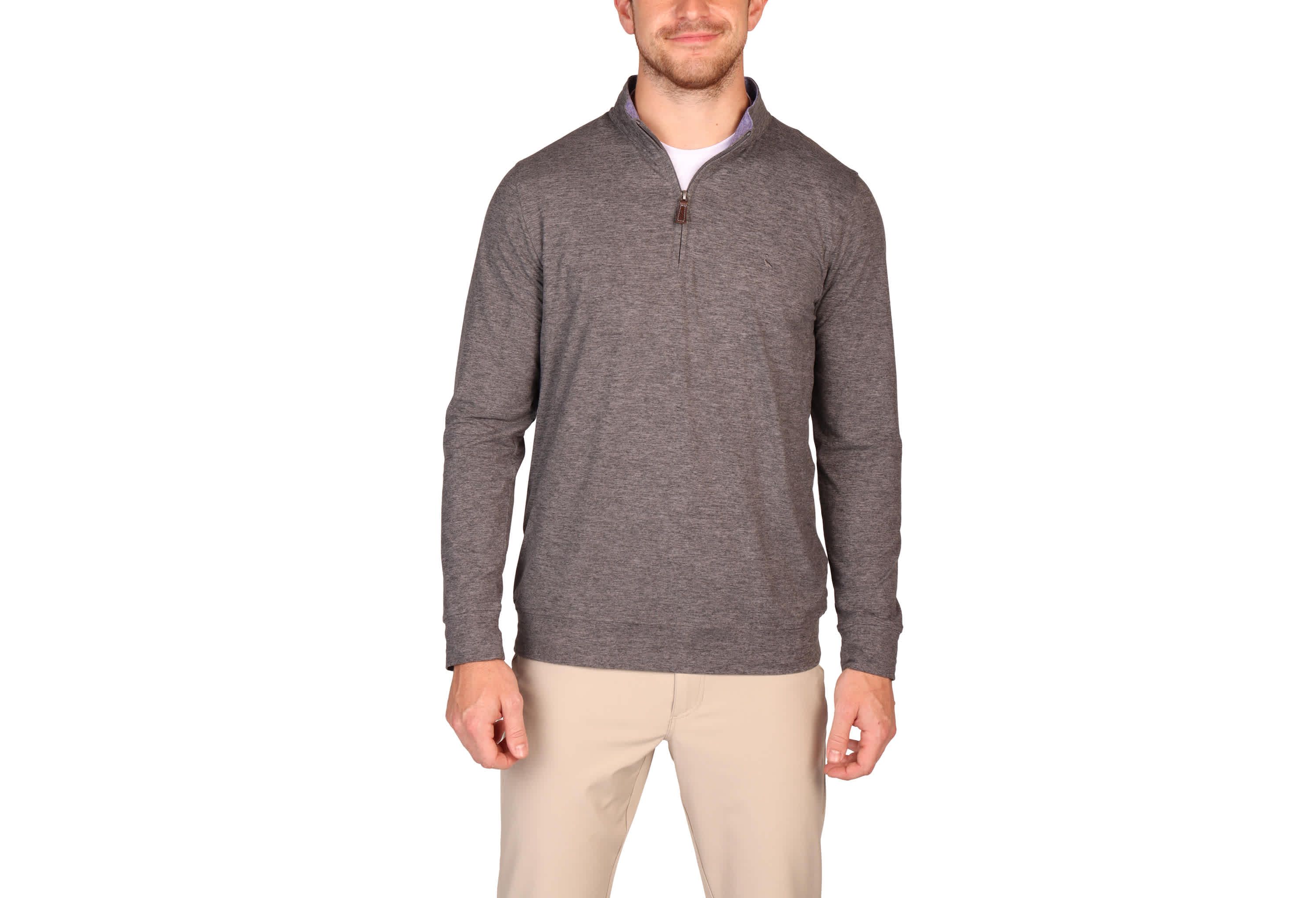 Brushed Melange Super Soft Quarter Zip