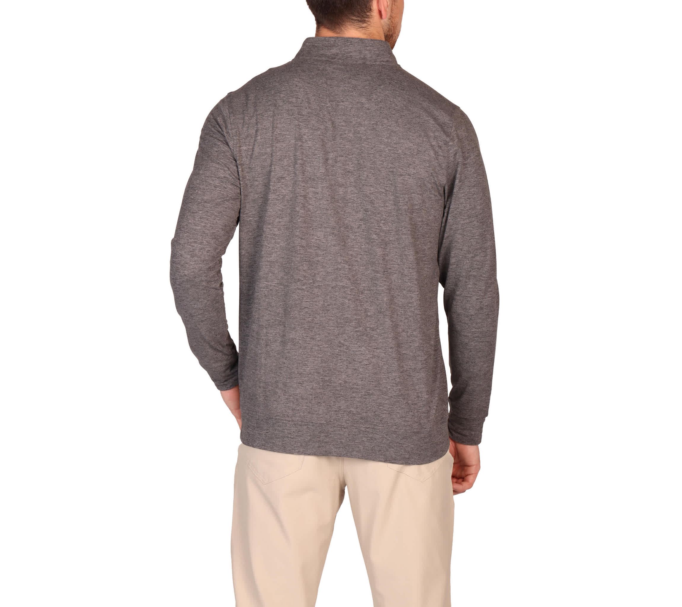 Brushed Melange Super Soft Quarter Zip
