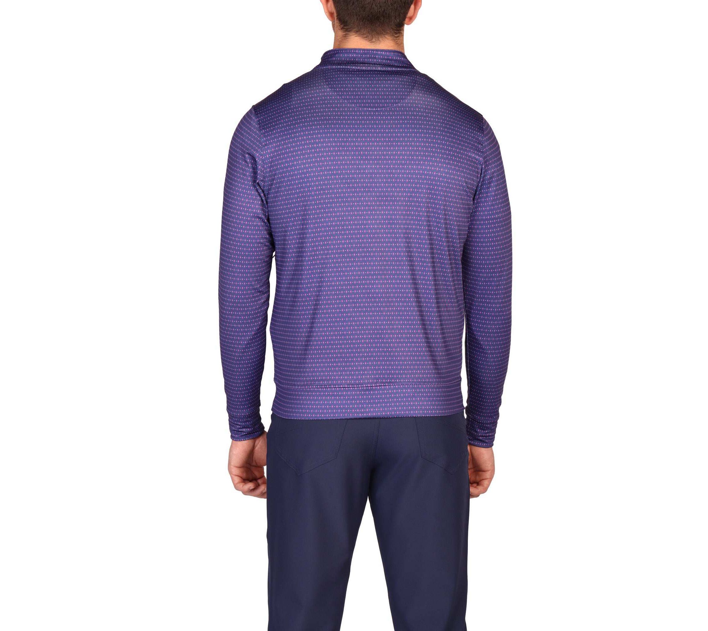 Dots and Diamonds Performance Quarter Zip