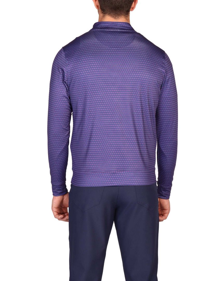 Dots and Diamonds Performance Quarter Zip