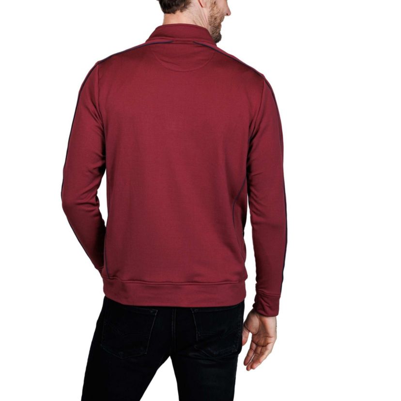 Textured Knit Performance Quarter Zip