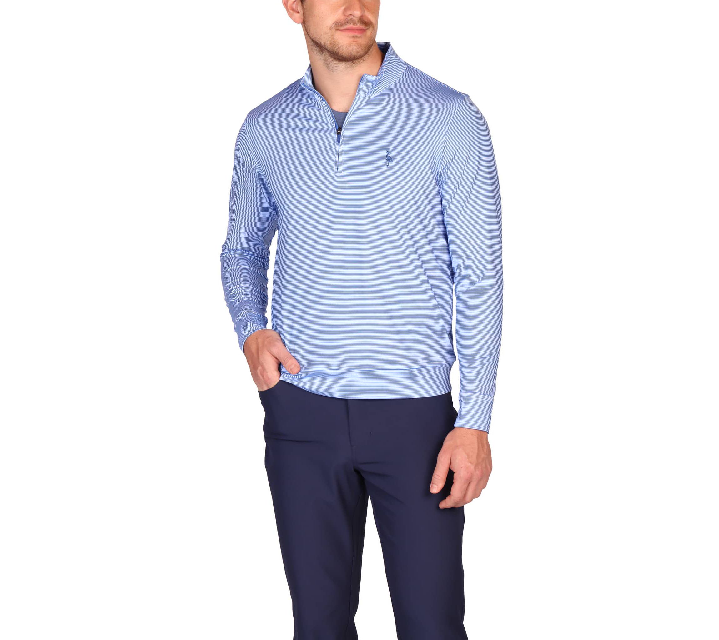 Stripes Performance Quarter Zip
