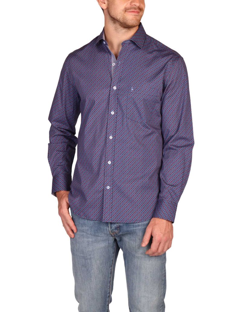 Retro Geo Long Sleeve Shirt