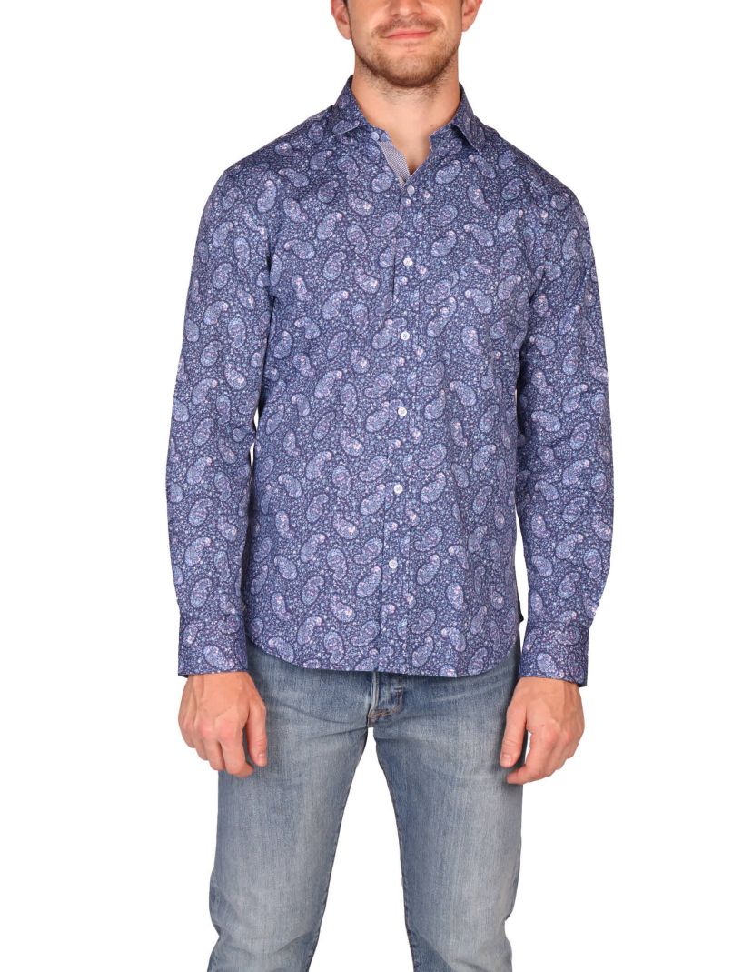 Floral Paisley Long Sleeve Shirt