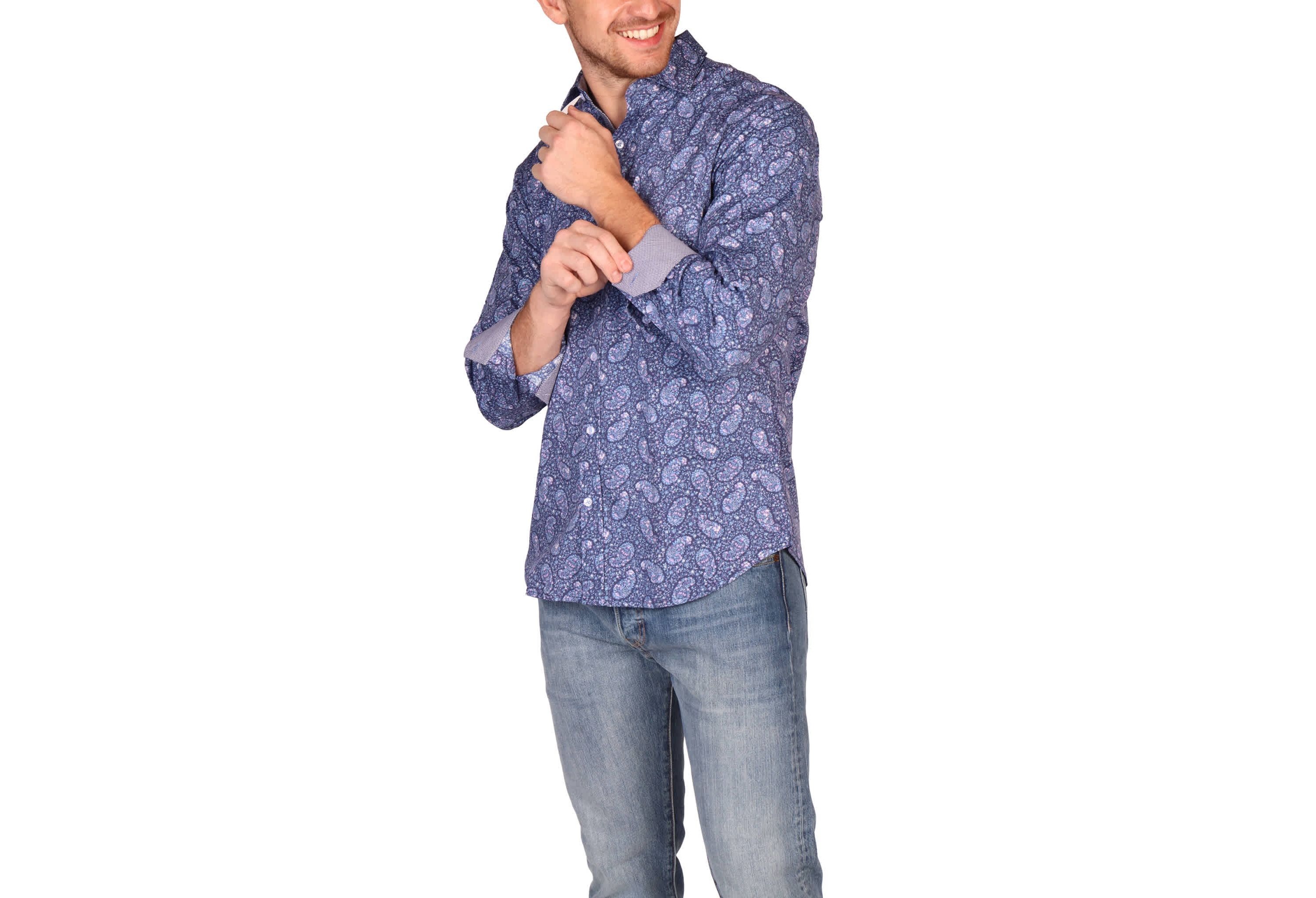 Floral Paisley Long Sleeve Shirt