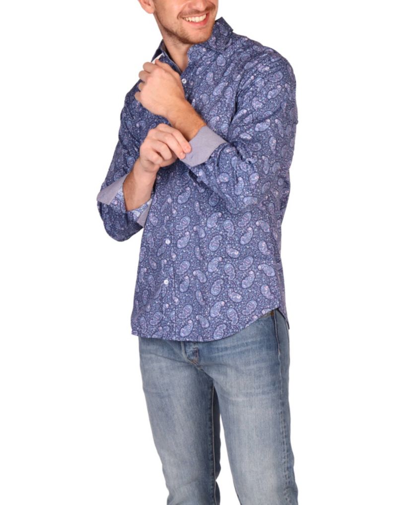 Floral Paisley Long Sleeve Shirt
