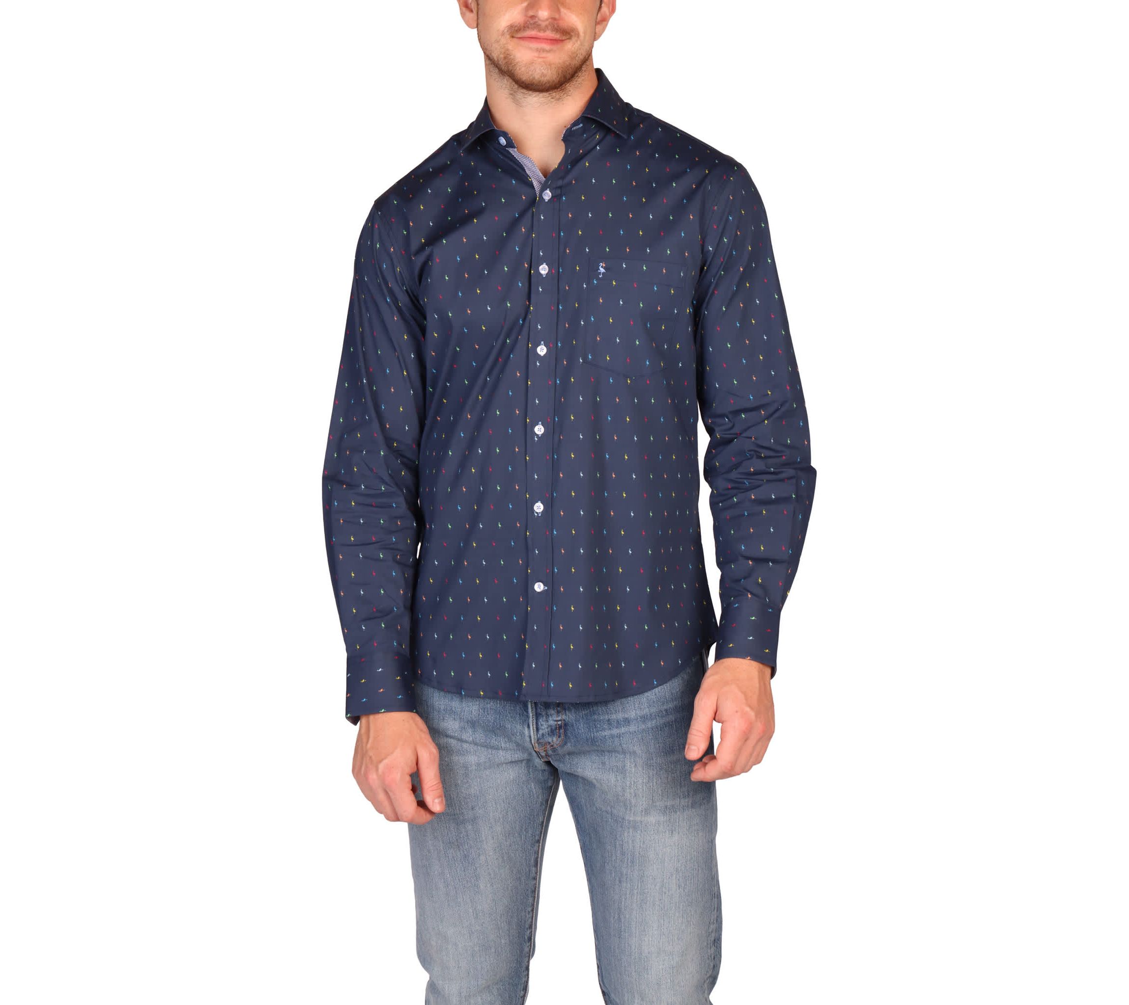 Multi Byrds Long Sleeve Shirt