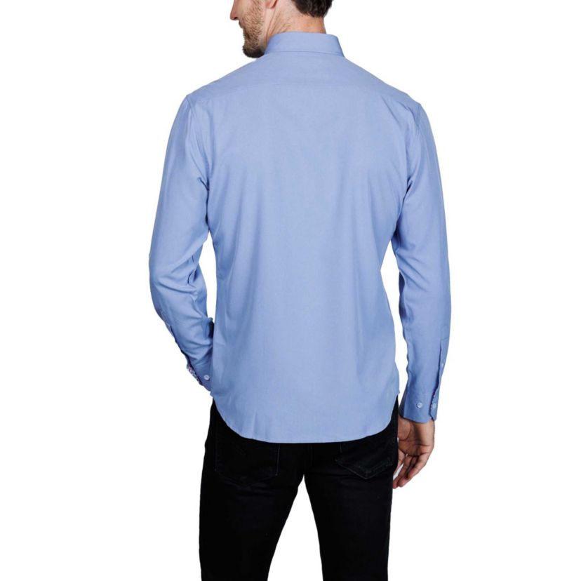 Solid Melange Performance Long Sleeve Shirt