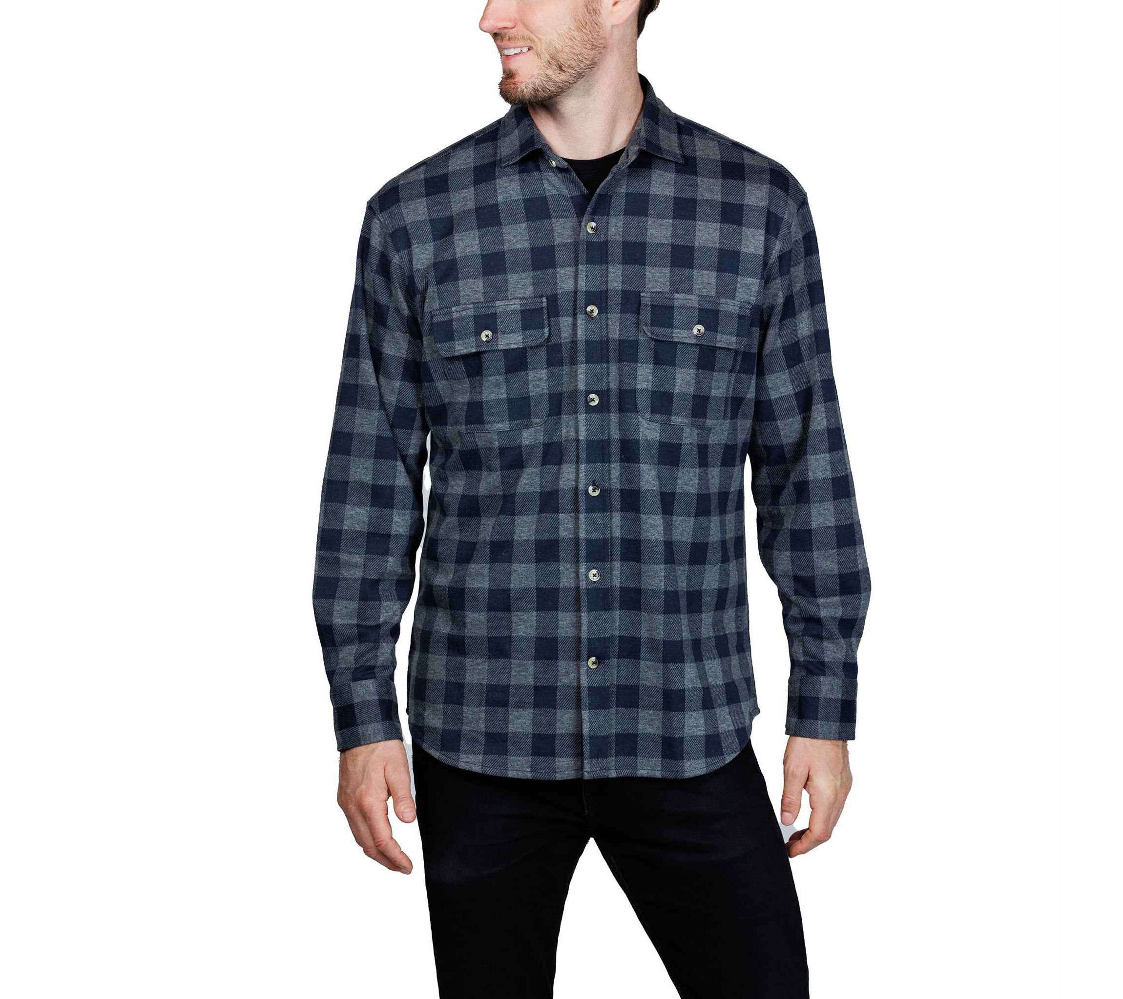 Super Soft Plaid Sweater Shirt