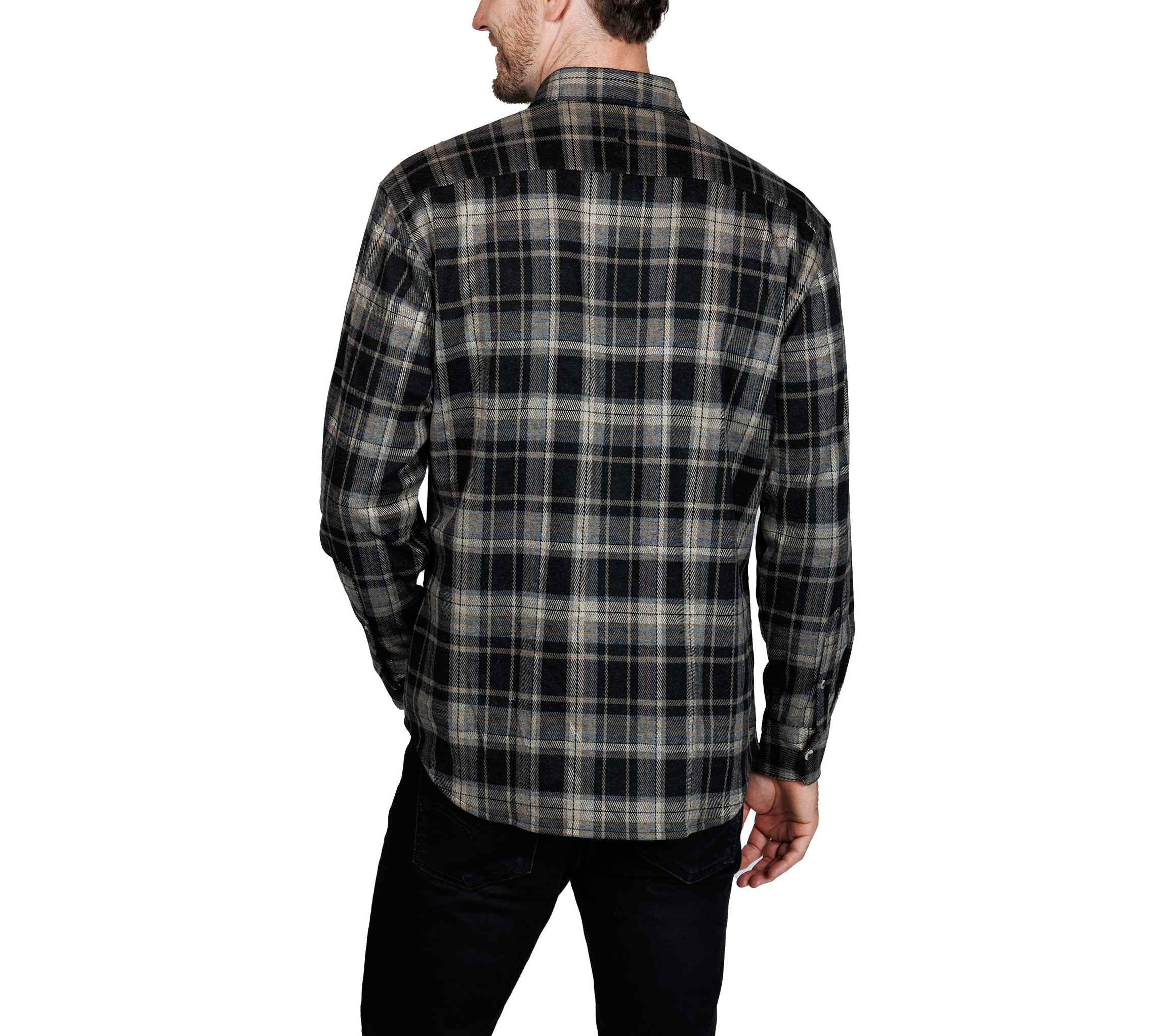 Super Soft Plaid Sweater Shirt
