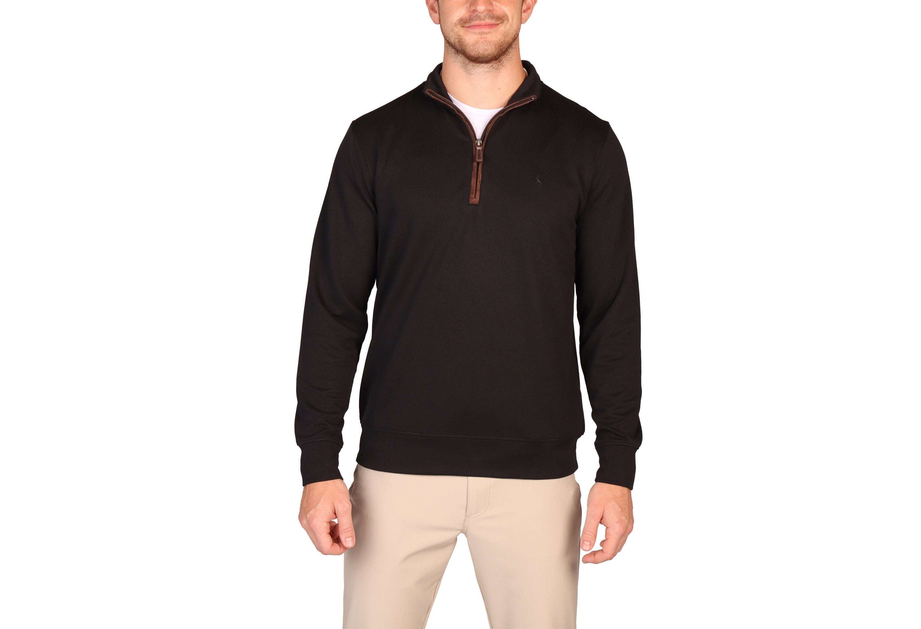 Ottoman Knit Quarter Zip