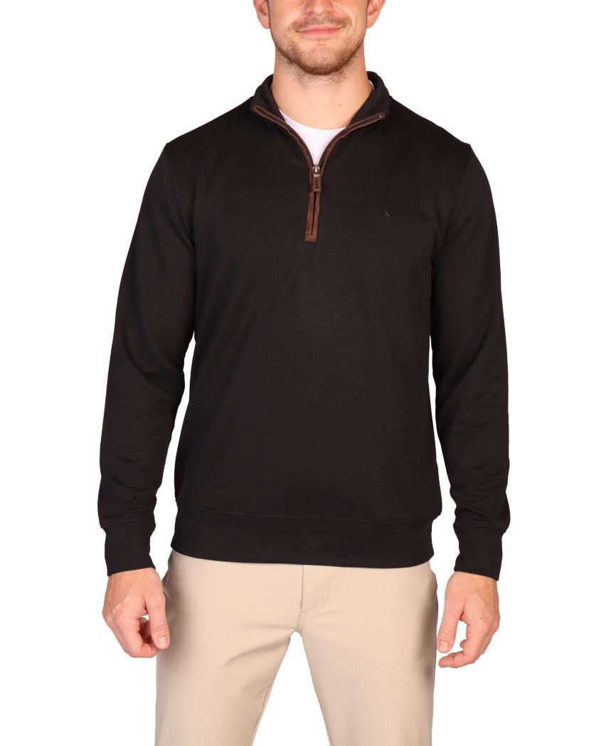 Ottoman Knit Quarter Zip