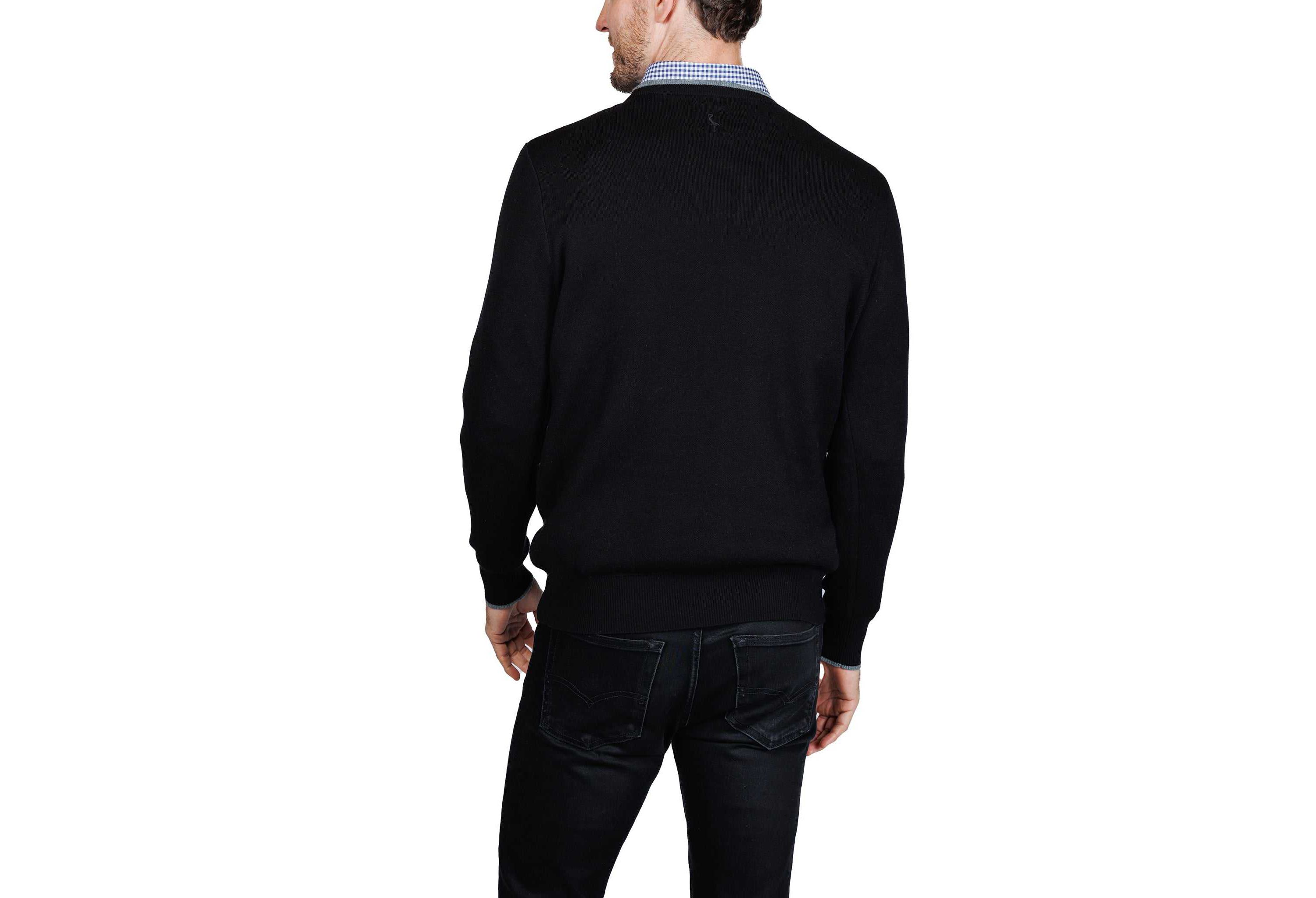 Fine Knit Crew Neck Sweater