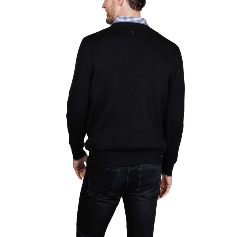 Fine Knit Crew Neck Sweater