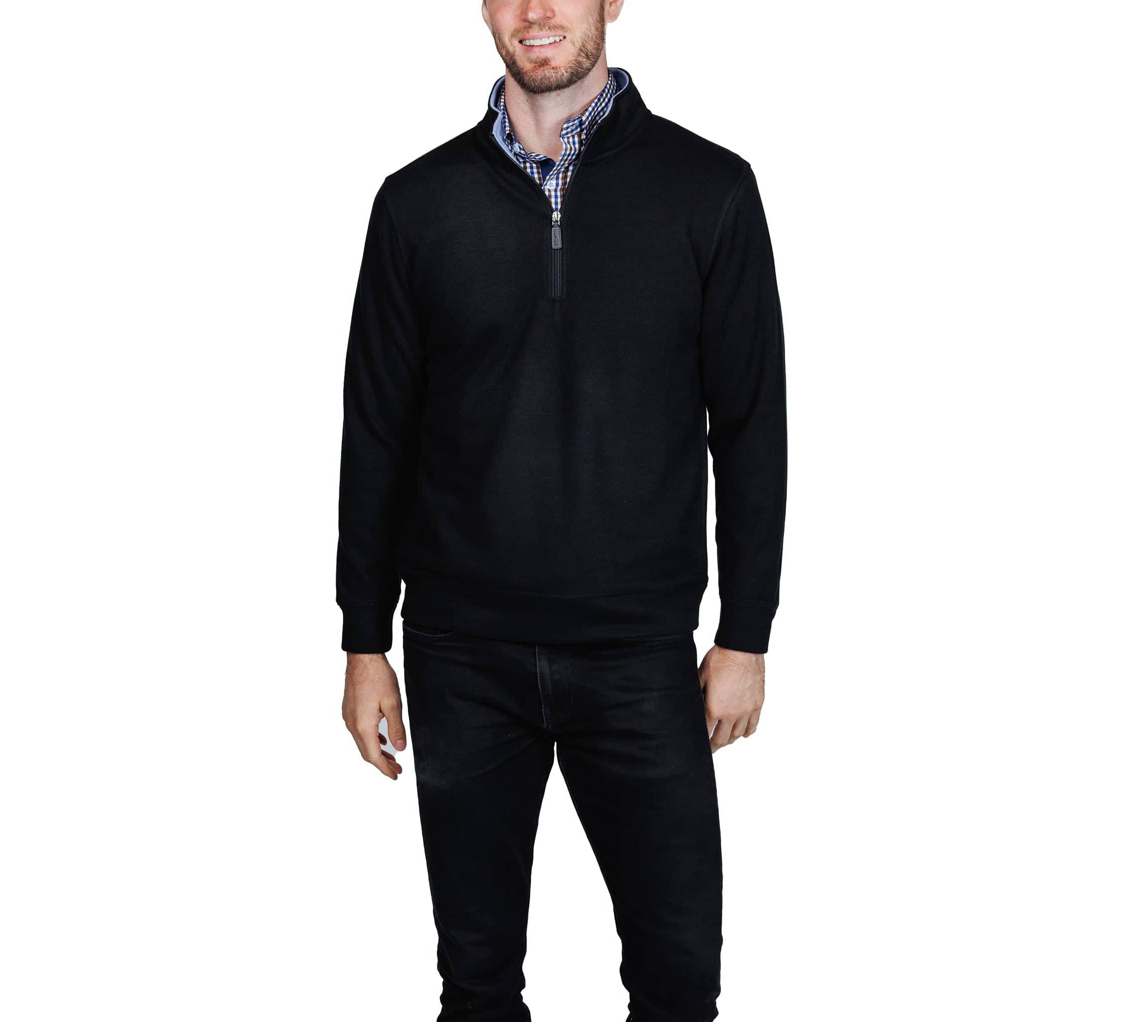 French Rib Quarter Zip