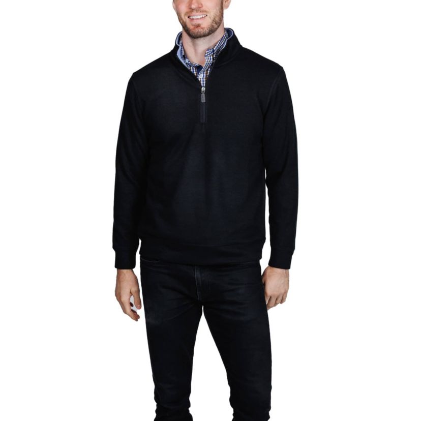 French Rib Quarter Zip