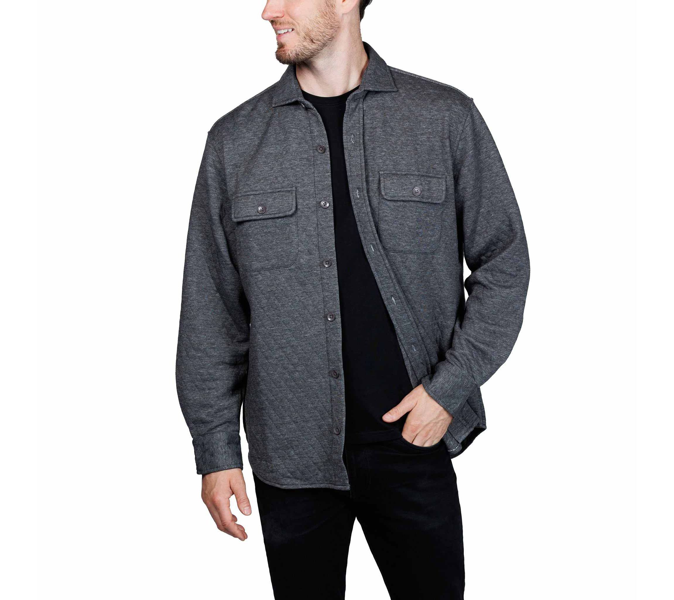 Quilted Sweater Shirt