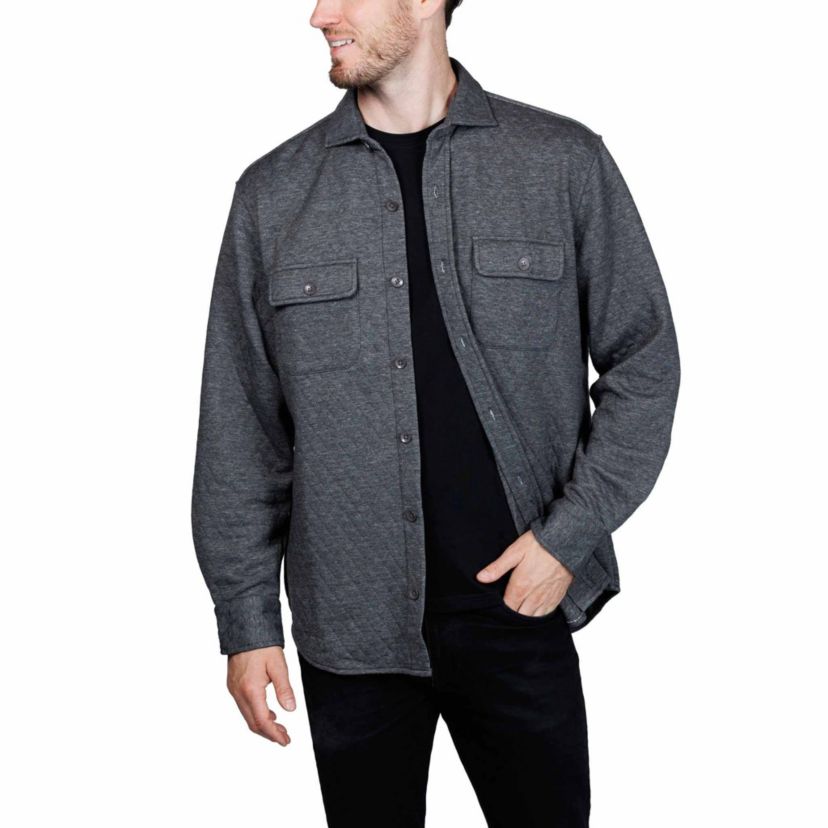 Quilted Sweater Shirt