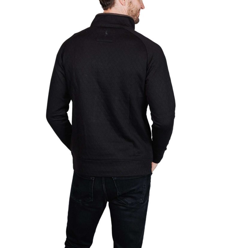 Hidden Snap Front Quilted Pullover