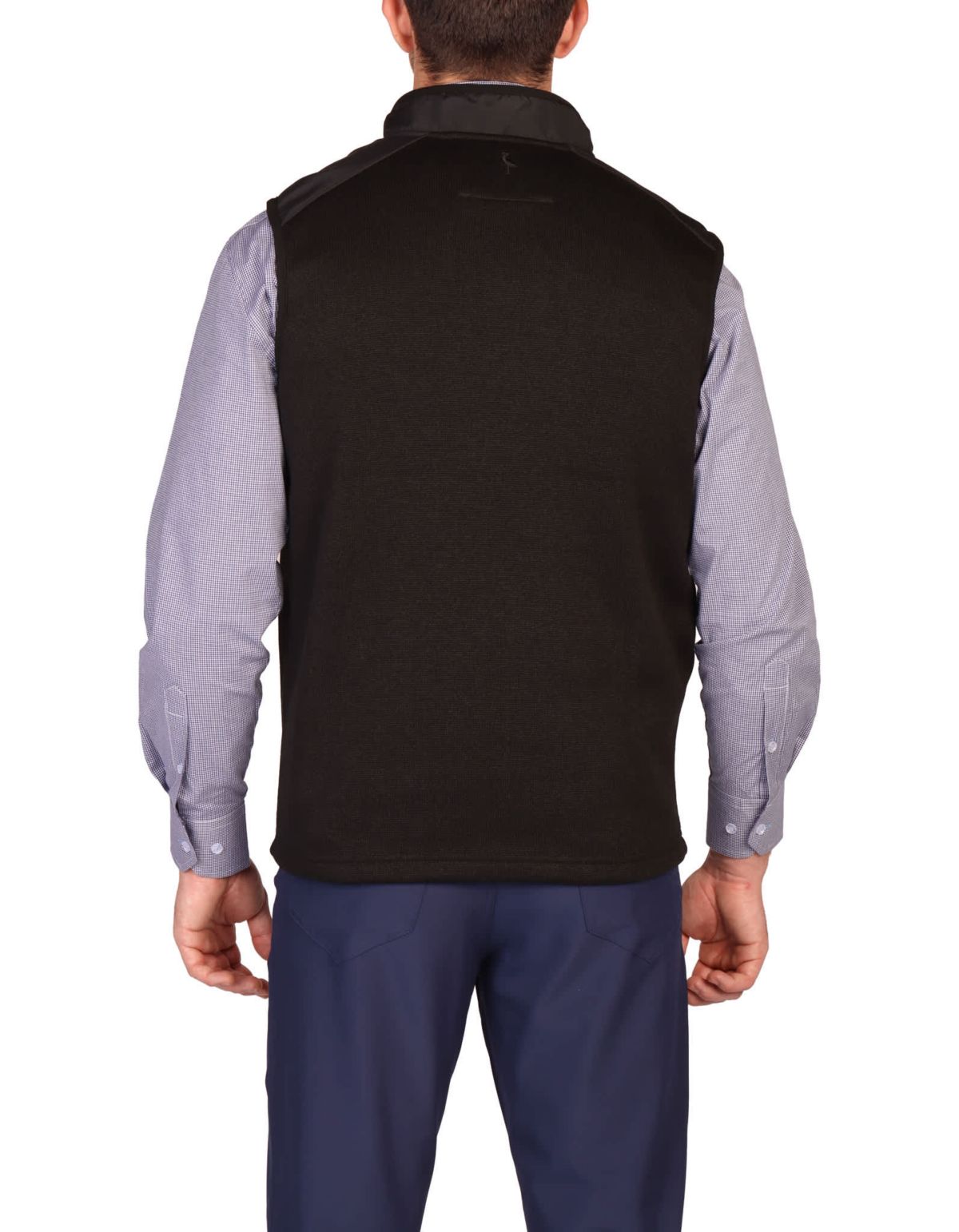 Sweater Knit Full Zip Vest